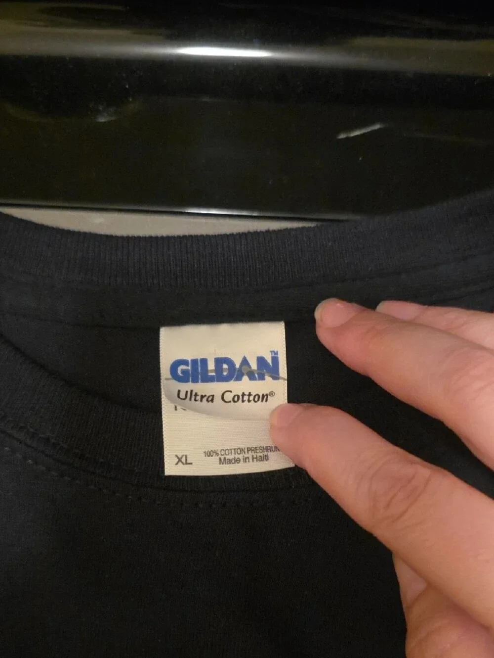 Gildan Black Tee with Red and Orange Sturgis Motorcycle Graphic - Picture 5 of 5